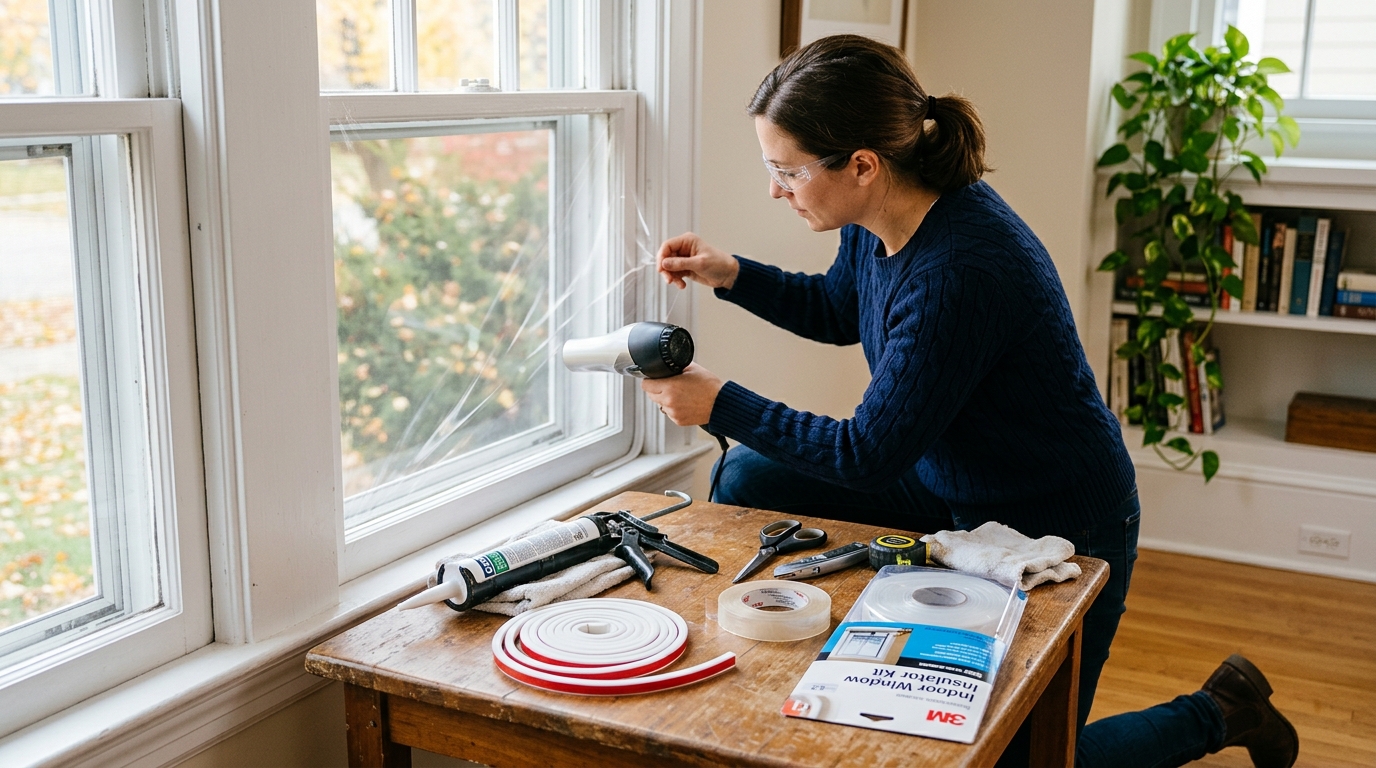 How to Seal Drafty Windows for Winter