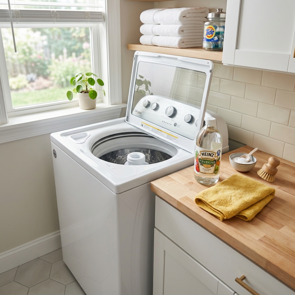How to Clean a Washing Machine with Vinegar Without Making a Mess of It