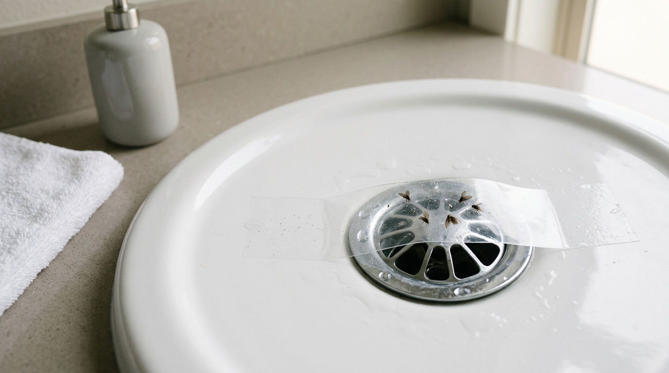 Checking the sink drain for the source.