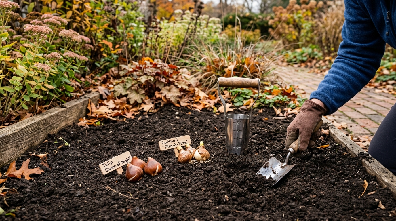 How to Plant Spring-Blooming Bulbs in the Fall