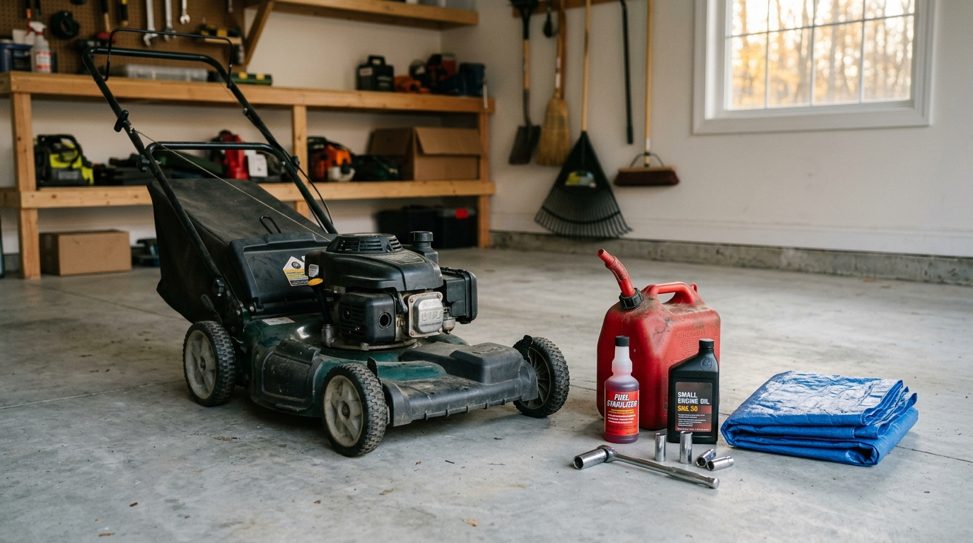 How to Prepare a Lawn Mower for Winter Storage