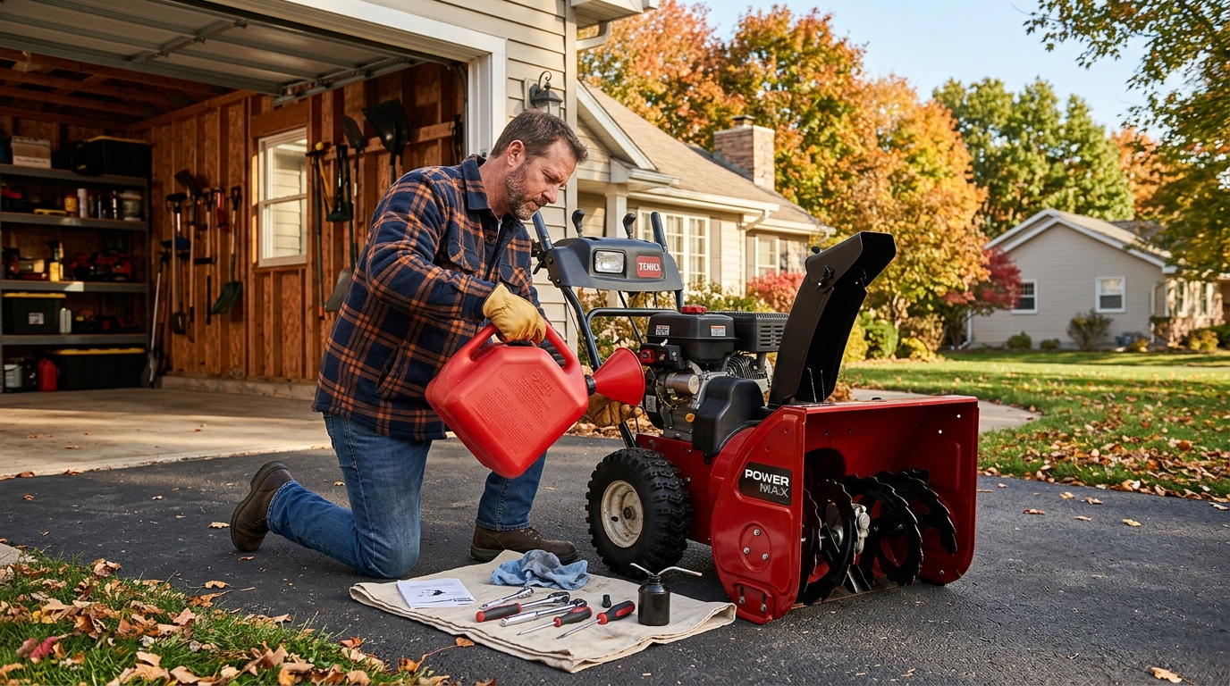 How to Prepare a Snow Blower Before the First Storm