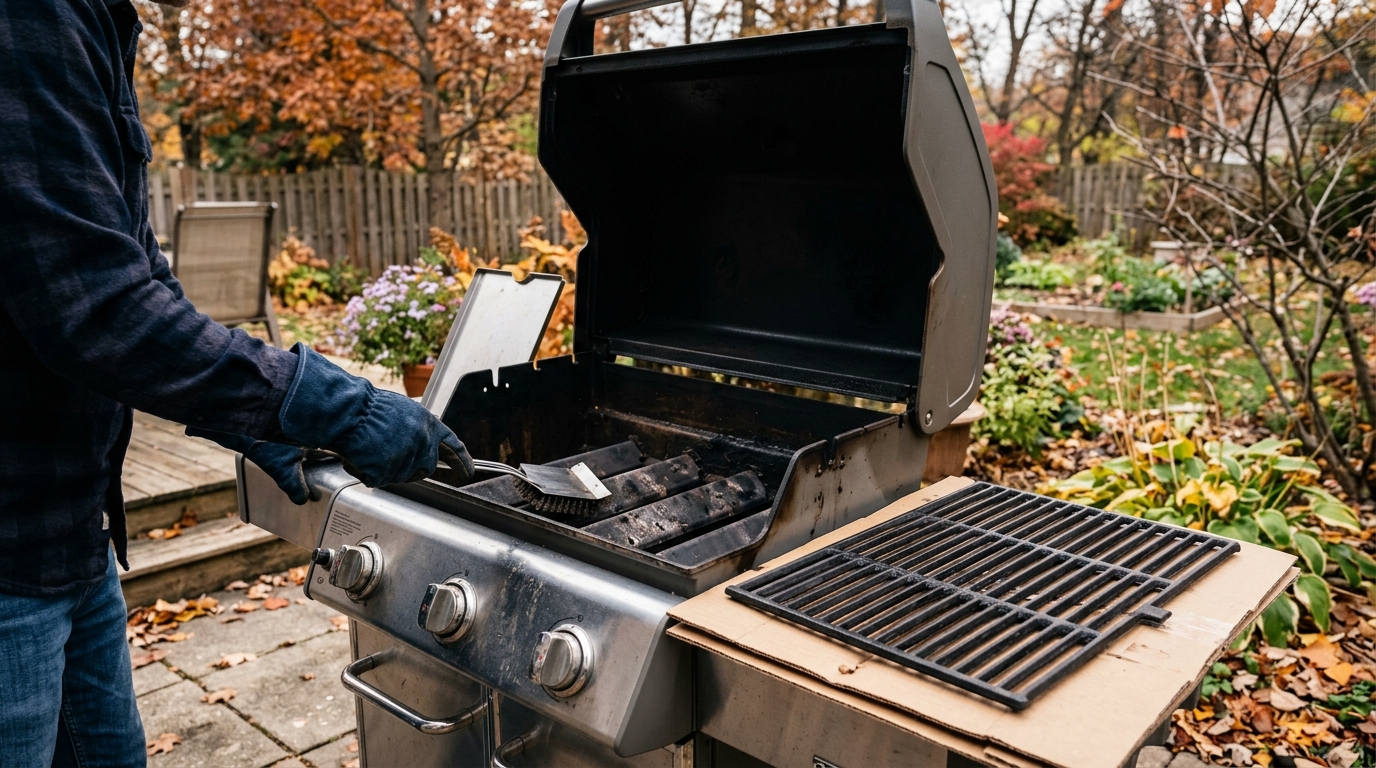 How to Clean an Outdoor Grill Before Winter Storage