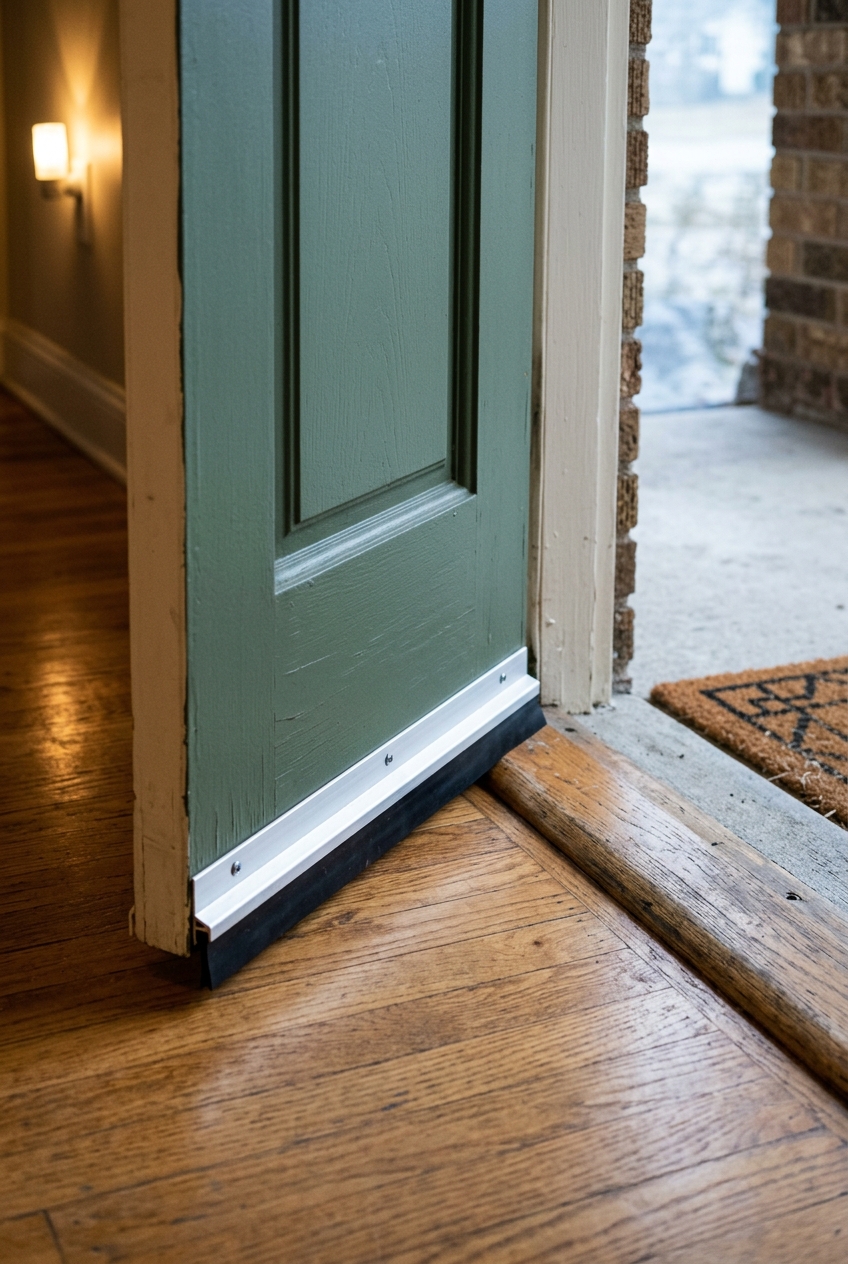 How to Choose and Install a Door Sweep That Stops Cold Drafts