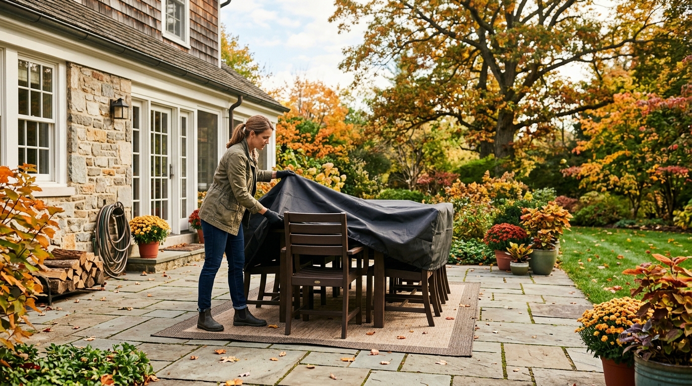 How to Clean and Protect Patio Furniture Before Winter Storage
