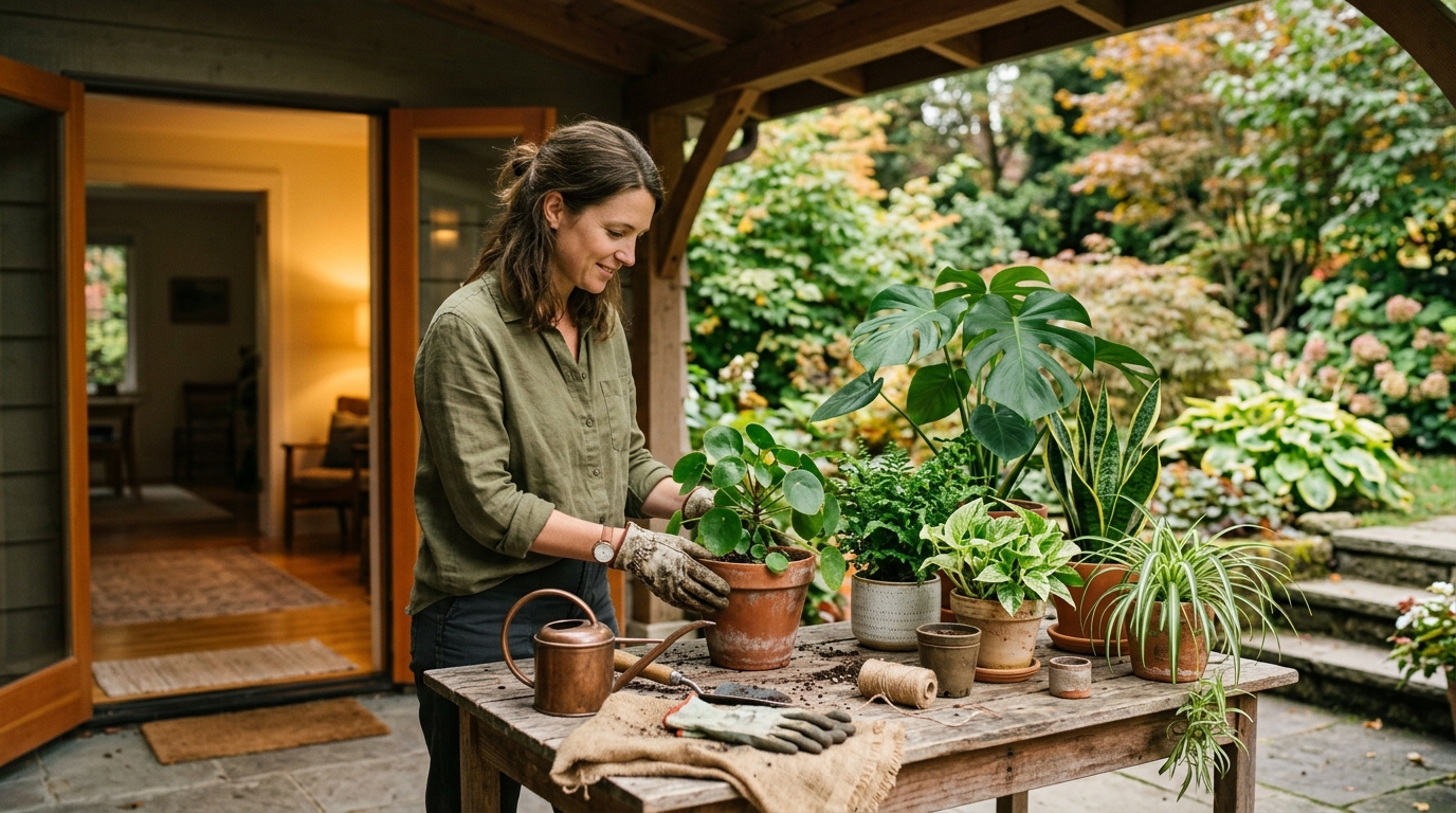How to Bring Houseplants Indoors Without Bringing in Pests