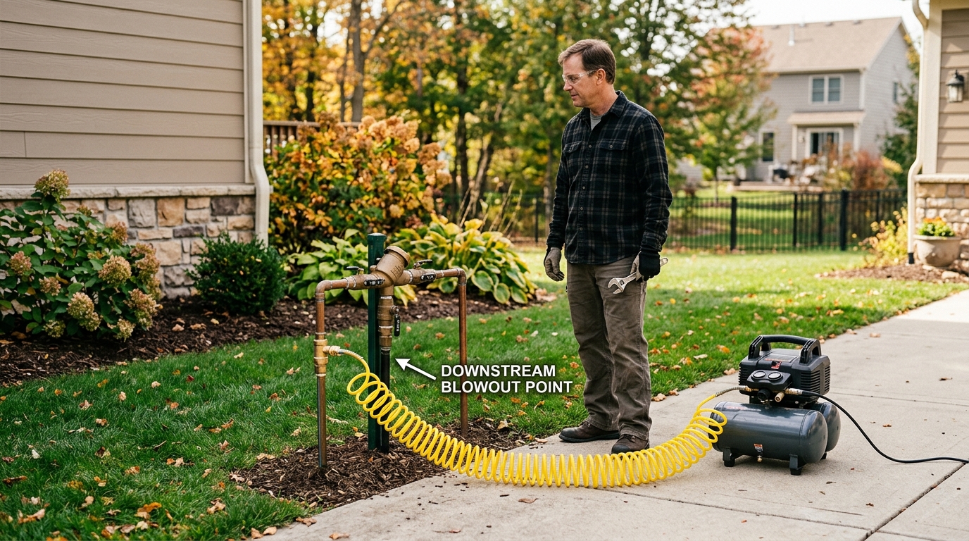 How to Winterize an In-Ground Sprinkler System Before the First Freeze