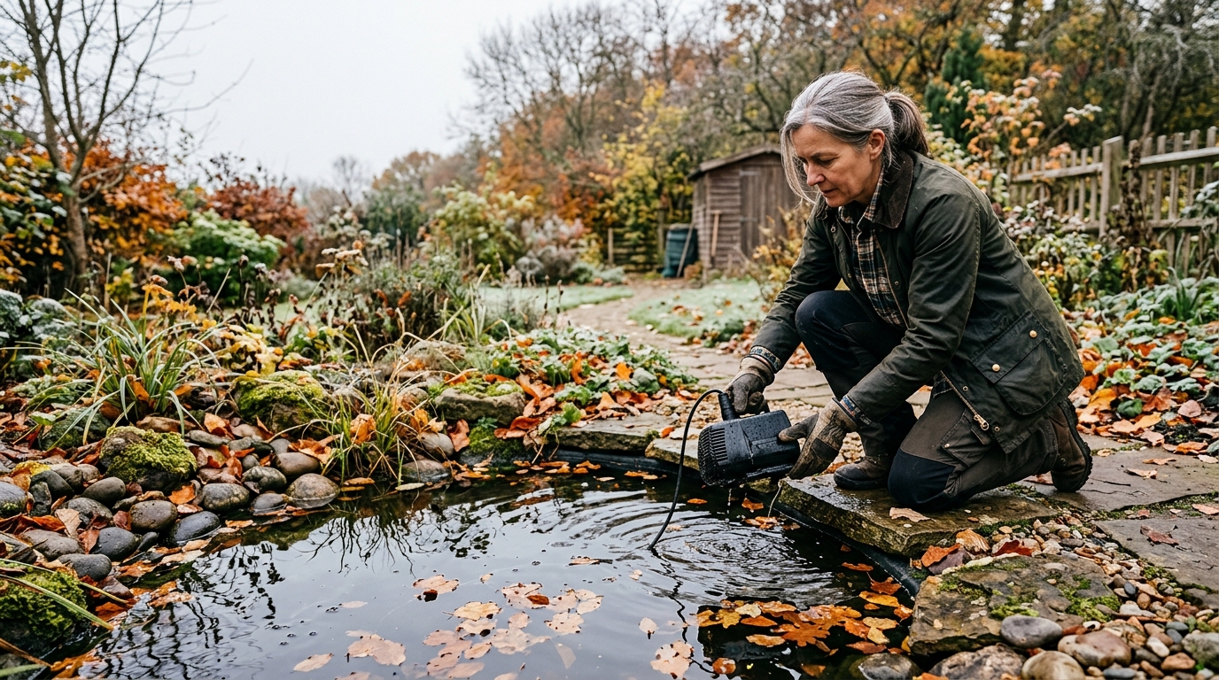 How to Winterize a Garden Pond Pump Before Freezing Weather
