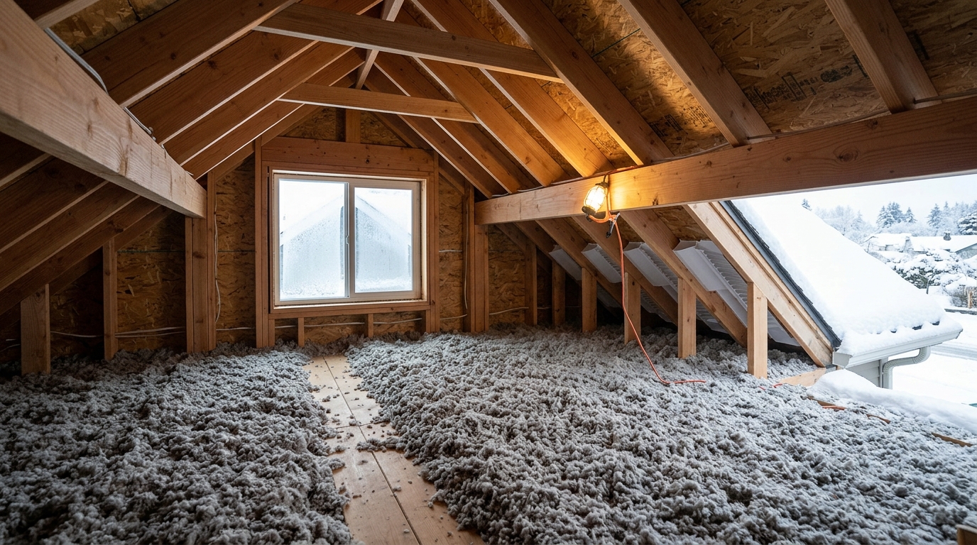 How to Prevent Ice Dams With Attic Air Sealing and Insulation Checks