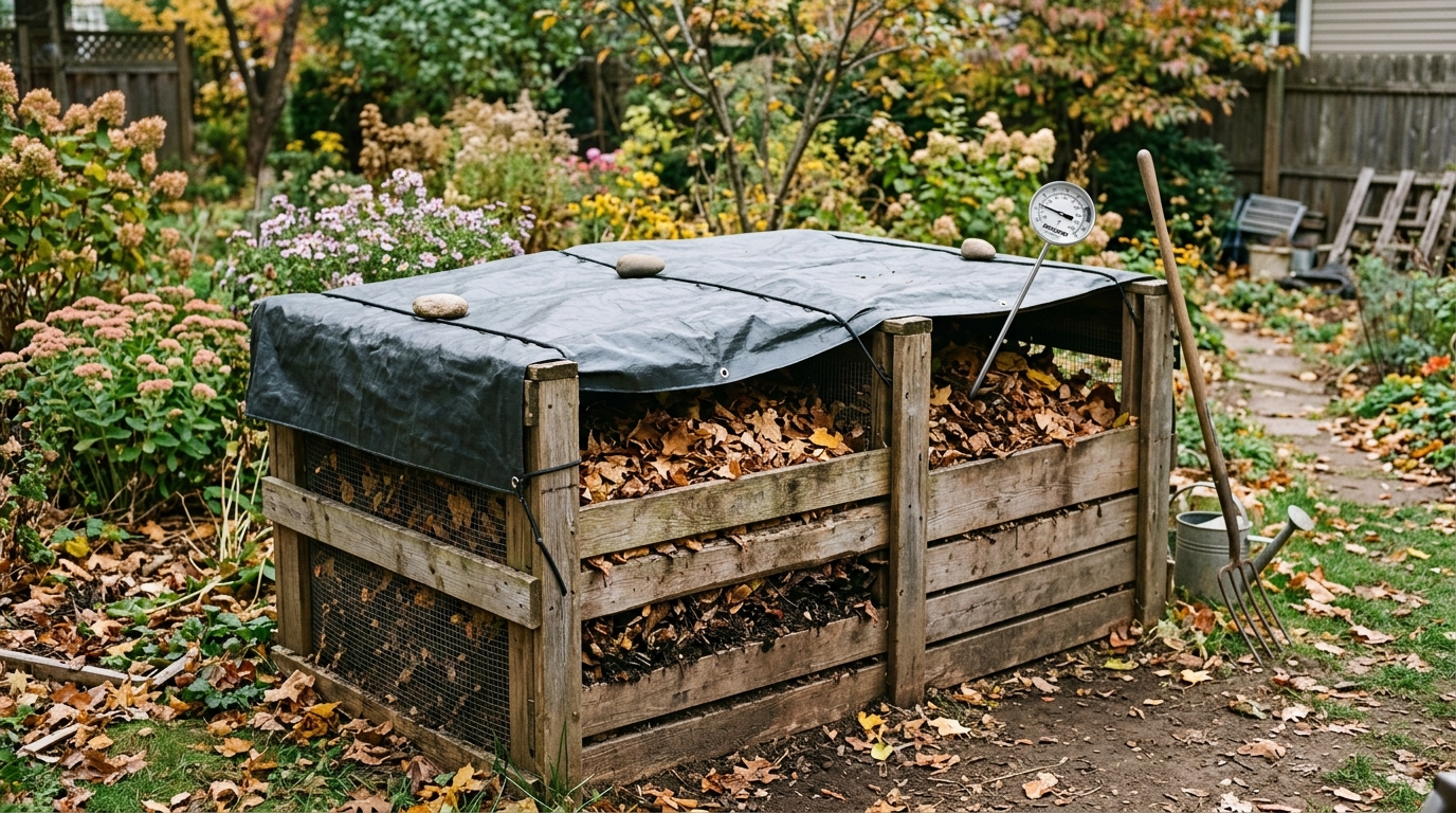 How to Prepare a Compost Pile for Winter