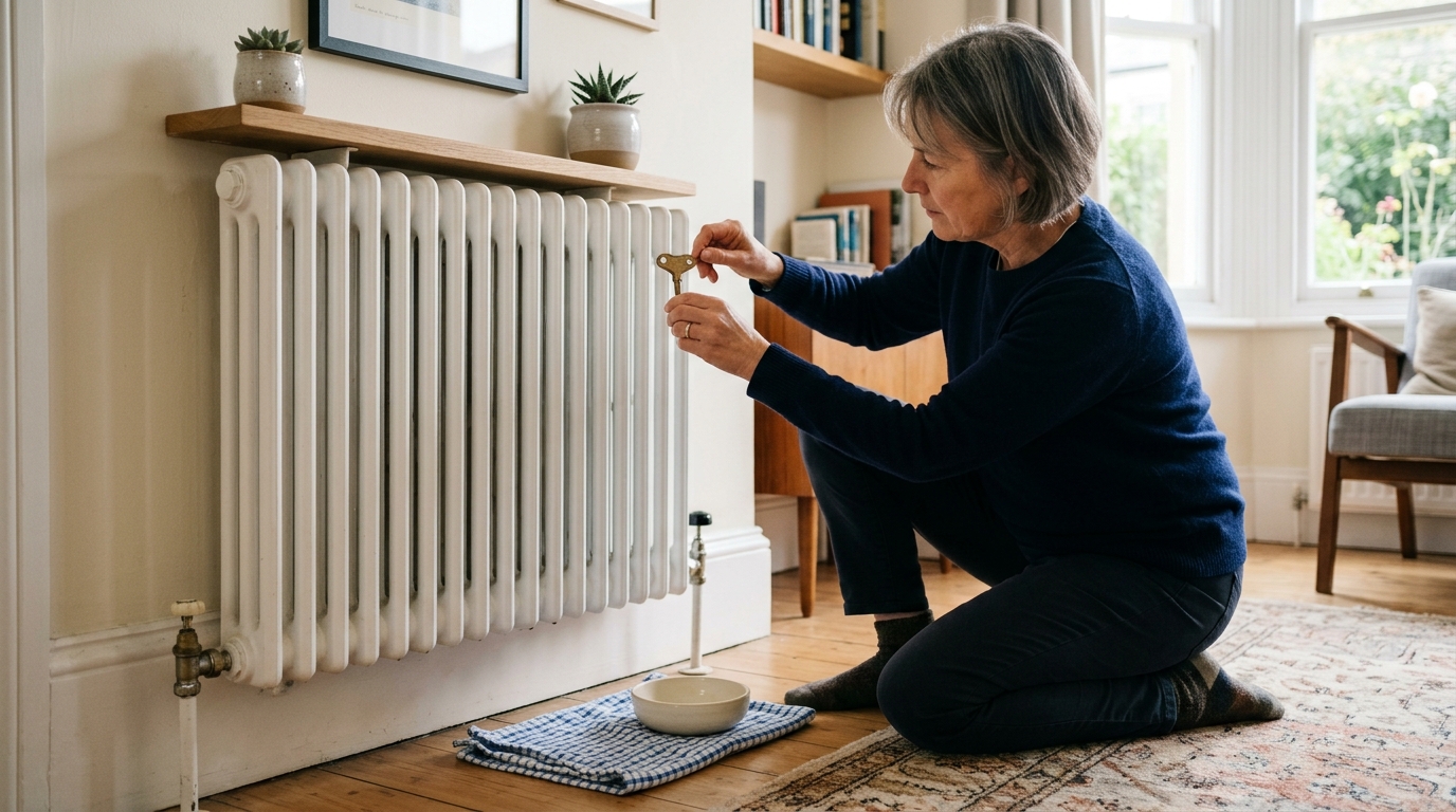 How to Bleed a Hot-Water Radiator Before Heating Season