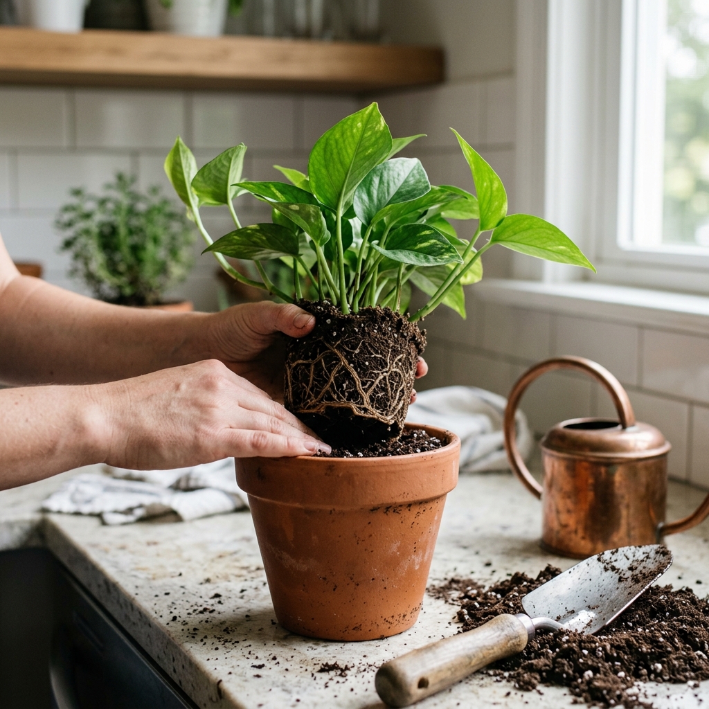 Kitchen plants organized by water requirements - drought-tolerant, moderate, and high-moisture plants side by side